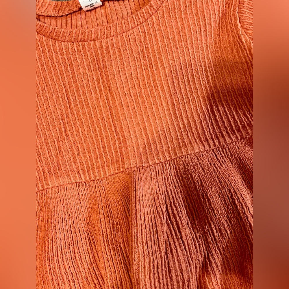 Bundle of 2 Modern Moments Rust and Cream Ribbed Toddler Outfits - Picture 5 of 7